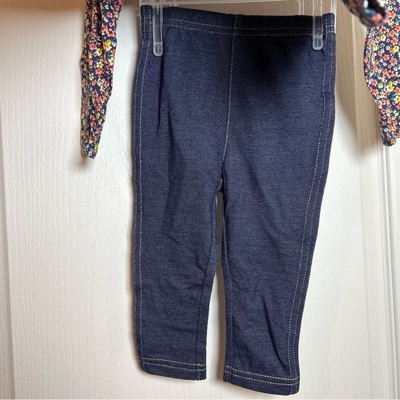 CARTER'S BABY GIRL'S 2 PIECE SETS Top And Pants Size 12M NEW - Picture 3 of 4